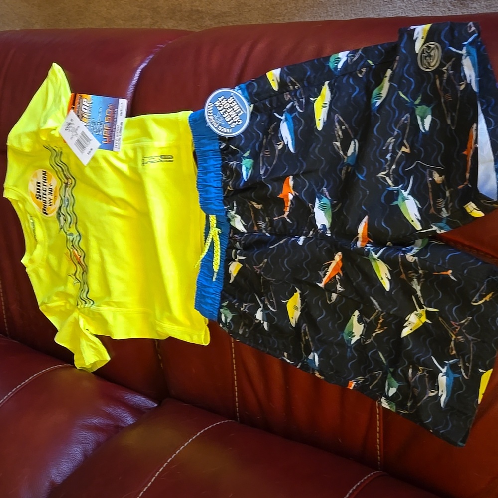 ZeroXPosur Swim Rashguard and Trunks